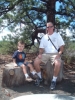 Sittin' on a Stump with Dad